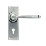 From The Anvil - Polished Marine SS (316) Avon Lever Lock Set | Sku. 49825 | Trade Door Handles.