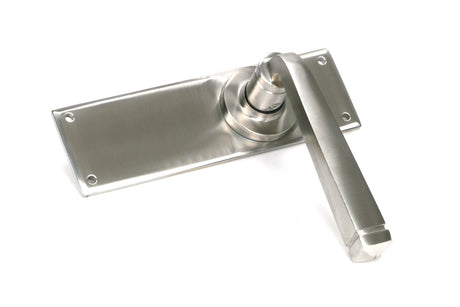From The Anvil - Satin Marine SS (316) Avon Lever Latch Set | Sku. 49826 | Trade Door Handles.