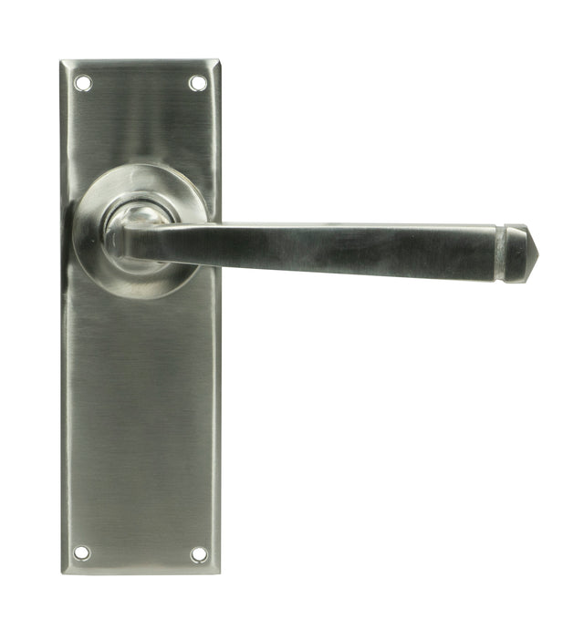 From The Anvil - Satin Marine SS (316) Avon Lever Latch Set | Sku. 49826 | Trade Door Handles.