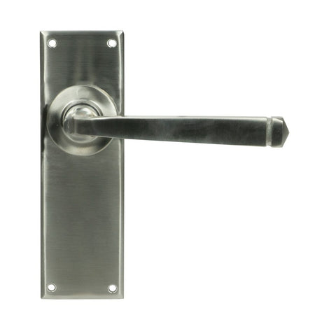 From The Anvil - Satin Marine SS (316) Avon Lever Latch Set | Sku. 49826 | Trade Door Handles.