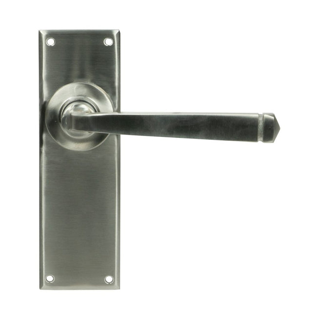 From The Anvil - Satin Marine SS (316) Avon Lever Latch Set | Sku. 49826 | Trade Door Handles.
