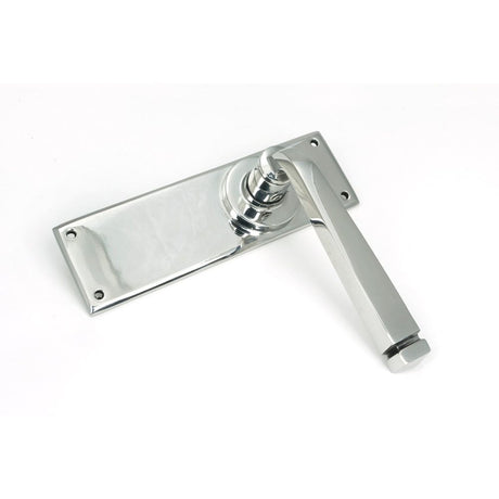 From The Anvil - Polished Marine SS (316) Avon Lever Latch Set | Sku. 49827 | Trade Door Handles.