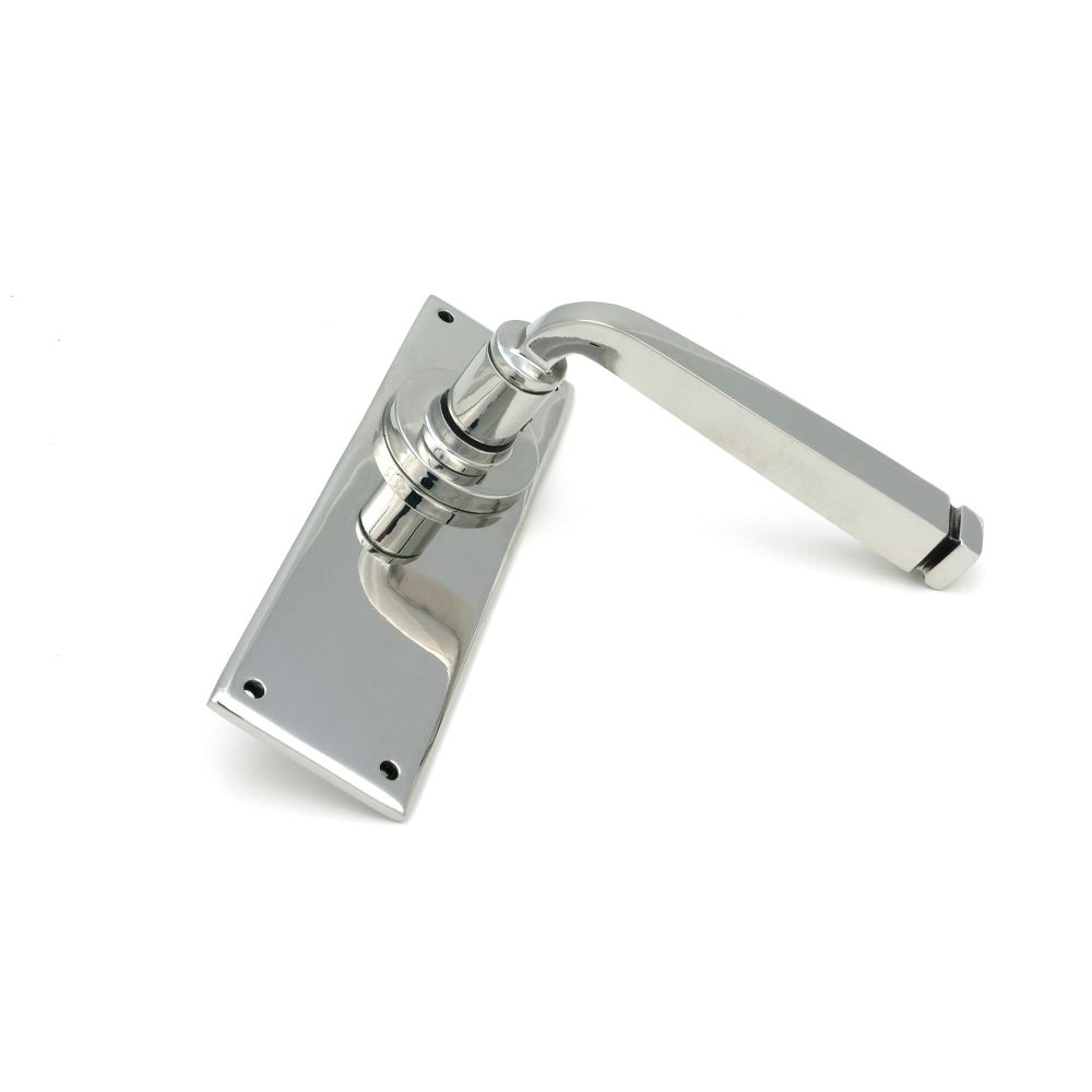 From The Anvil - Polished Marine SS (316) Avon Lever Latch Set | Sku. 49827 | Trade Door Handles.