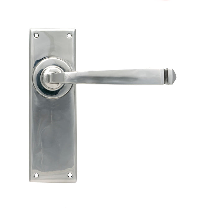 From The Anvil - Polished Marine SS (316) Avon Lever Latch Set | Sku. 49827 | Trade Door Handles.