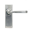 From The Anvil - Polished Marine SS (316) Avon Lever Latch Set | Sku. 49827 | Trade Door Handles.