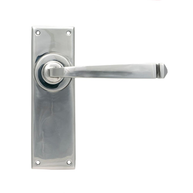 From The Anvil - Polished Marine SS (316) Avon Lever Latch Set | Sku. 49827 | Trade Door Handles.