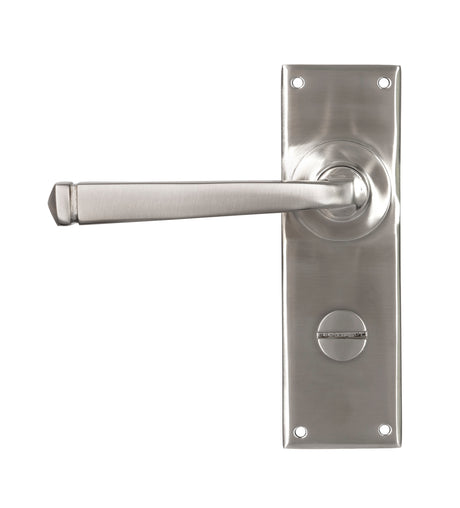 From The Anvil - Satin Marine SS (316) Avon Lever Bathroom Set | Sku. 49828 | Trade Door Handles.