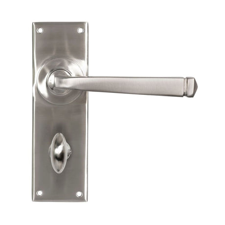 From The Anvil - Satin Marine SS (316) Avon Lever Bathroom Set | Sku. 49828 | Trade Door Handles.