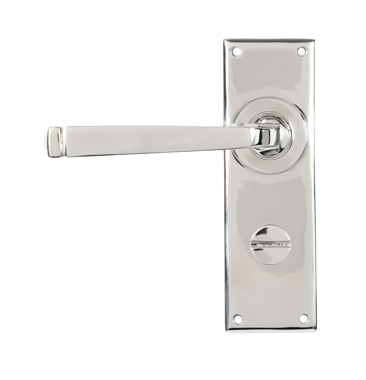 From The Anvil - Polished Marine SS (316) Avon Lever Bathroom Set | Sku. 49829 | Trade Door Handles.