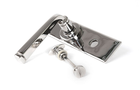 From The Anvil - Polished Marine SS (316) Avon Lever Bathroom Set | Sku. 49829 | Trade Door Handles.