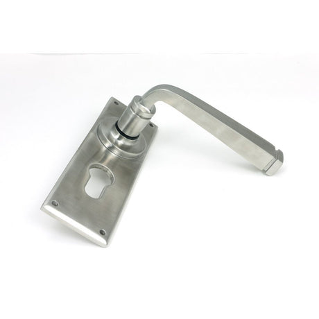 From The Anvil - Satin Marine SS (316) Avon Lever Euro Lock Set | Sku. 49830 | Trade Door Handles.