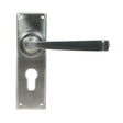 From The Anvil - Satin Marine SS (316) Avon Lever Euro Lock Set | Sku. 49830 | Trade Door Handles.