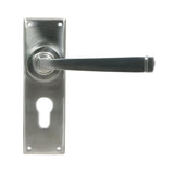From The Anvil - Satin Marine SS (316) Avon Lever Euro Lock Set | Sku. 49830 | Trade Door Handles.
