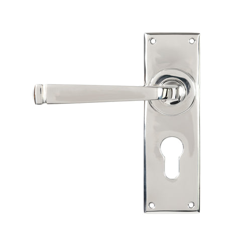 From The Anvil - Polished Marine SS (316) Avon Lever Euro Lock Set | Sku. 49831 | Trade Door Handles.