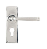From The Anvil - Polished Marine SS (316) Avon Lever Euro Lock Set | Sku. 49831 | Trade Door Handles.