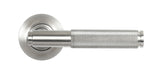 From The Anvil - Satin Marine SS (316) Brompton Lever on Rose Set (Plain) | Sku. 49840 | Trade Door Handles.