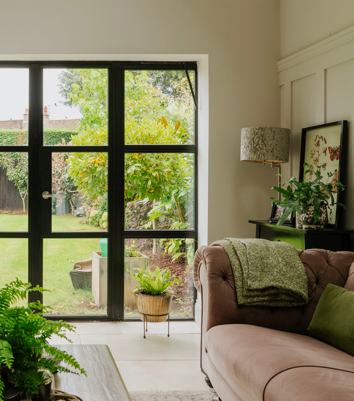 From The Anvil - Satin Marine SS (316) Brompton Lever on Rose Set (Plain) | Sku. 49840 | Trade Door Handles.