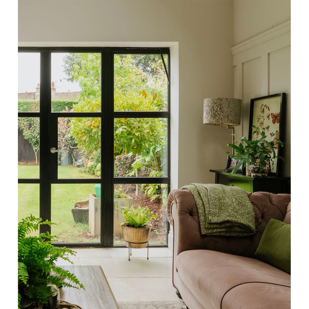 From The Anvil - Satin Marine SS (316) Brompton Lever on Rose Set (Plain) | Sku. 49840 | Trade Door Handles.