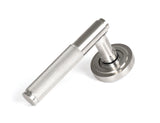 From The Anvil - Satin Marine SS (316) Brompton Lever on Rose Set (Art Deco) | Sku. 49841 | Trade Door Handles.