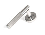 From The Anvil - Polished Marine SS (316) Brompton Lever on Rose Set (Plain) | Sku. 49844 | Trade Door Handles.