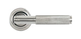 From The Anvil - Polished Marine SS (316) Brompton Lever on Rose Set (Art Deco) | Sku. 49845 | Trade Door Handles.