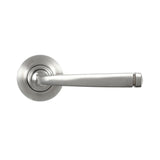 From The Anvil - Satin Marine SS (316) Avon Round Lever on Rose Set (Plain) | Sku. 49848 | Trade Door Handles.