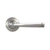 From The Anvil - Satin Marine SS (316) Avon Round Lever on Rose Set (Art Deco) | Sku. 49849 | Trade Door Handles.