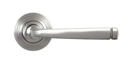 From The Anvil - Satin Marine SS (316) Avon Round Lever on Rose Set (Beehive) | Sku. 49850 | Trade Door Handles.