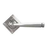 From The Anvil - Satin Marine SS (316) Avon Round Lever on Rose Set (Square) | Sku. 49851 | Trade Door Handles.