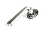 From The Anvil - Polished Marine SS (316) Avon Round Lever on Rose Set (Art Deco) | Sku. 49853 | Trade Door Handles.