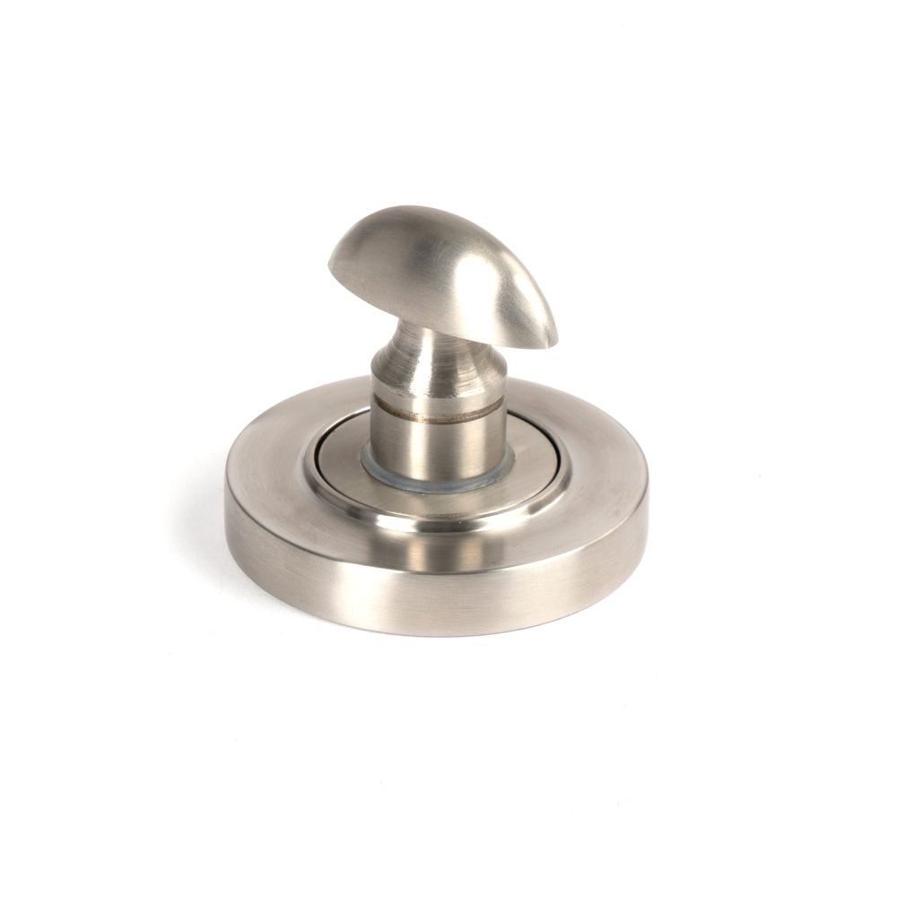 From The Anvil - Satin Marine SS (316) Round Thumbturn Set (Plain) | Sku. 49856 | Trade Door Handles.