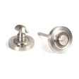 From The Anvil - Satin Marine SS (316) Round Thumbturn Set (Plain) | Sku. 49856 | Trade Door Handles.
