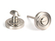 From The Anvil - Satin Marine SS (316) Round Thumbturn Set (Art Deco) | Sku. 49857 | Trade Door Handles.