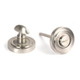 From The Anvil - Satin Marine SS (316) Round Thumbturn Set (Art Deco) | Sku. 49857 | Trade Door Handles.
