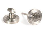 From The Anvil - Satin Marine SS (316) Round Thumbturn Set (Beehive) | Sku. 49858 | Trade Door Handles.