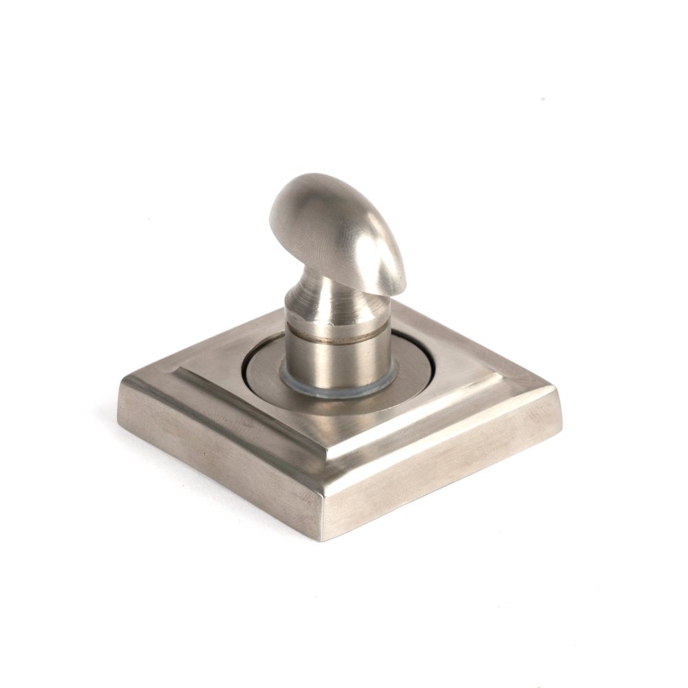 From The Anvil - Satin Marine SS (316) Round Thumbturn Set (Square) | Sku. 49859 | Trade Door Handles.