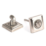From The Anvil - Satin Marine SS (316) Round Thumbturn Set (Square) | Sku. 49859 | Trade Door Handles.