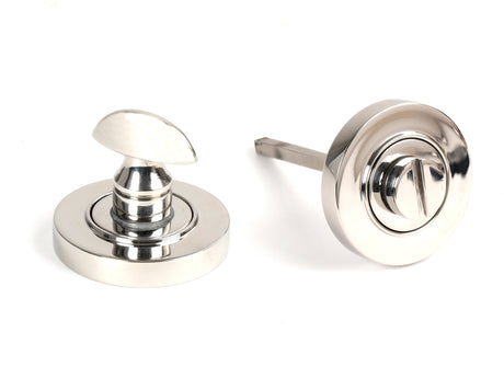 From The Anvil - Polished Marine SS (316) Round Thumbturn Set (Plain) | Sku. 49860 | Trade Door Handles.
