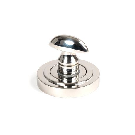 From The Anvil - Polished Marine SS (316) Round Thumbturn Set (Art Deco) | Sku. 49861 | Trade Door Handles.