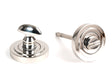 From The Anvil - Polished Marine SS (316) Round Thumbturn Set (Art Deco) | Sku. 49861 | Trade Door Handles.