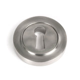 From The Anvil - Satin Marine SS (316) Round Escutcheon (Plain) | Sku. 49864 | Trade Door Handles.