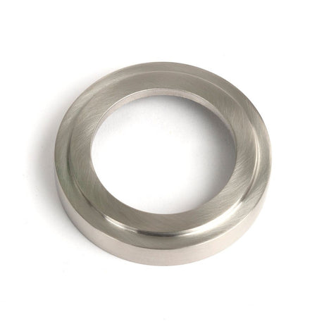 From The Anvil - Satin Marine SS (316) Round Escutcheon (Art Deco) | Sku. 49865 | Trade Door Handles.