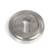 From The Anvil - Satin Marine SS (316) Round Escutcheon (Art Deco) | Sku. 49865 | Trade Door Handles.