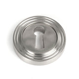 From The Anvil - Satin Marine SS (316) Round Escutcheon (Beehive) | Sku. 49866 | Trade Door Handles.