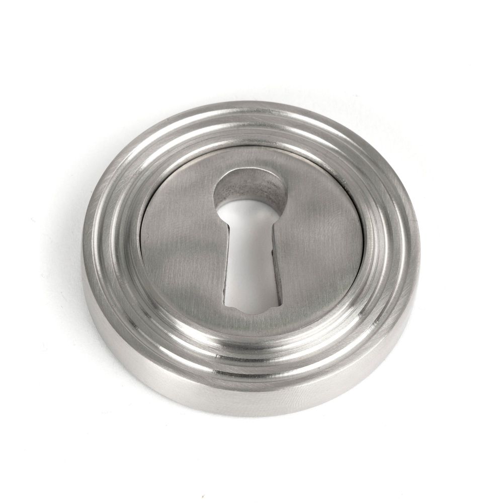 From The Anvil - Satin Marine SS (316) Round Escutcheon (Beehive) | Sku. 49866 | Trade Door Handles.