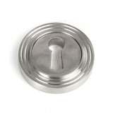 From The Anvil - Satin Marine SS (316) Round Escutcheon (Beehive) | Sku. 49866 | Trade Door Handles.
