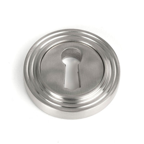 From The Anvil - Satin Marine SS (316) Round Escutcheon (Beehive) | Sku. 49866 | Trade Door Handles.