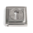 From The Anvil - Satin Marine SS (316) Round Escutcheon (Square) | Sku. 49867 | Trade Door Handles.