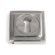 From The Anvil - Satin Marine SS (316) Round Escutcheon (Square) | Sku. 49867 | Trade Door Handles.