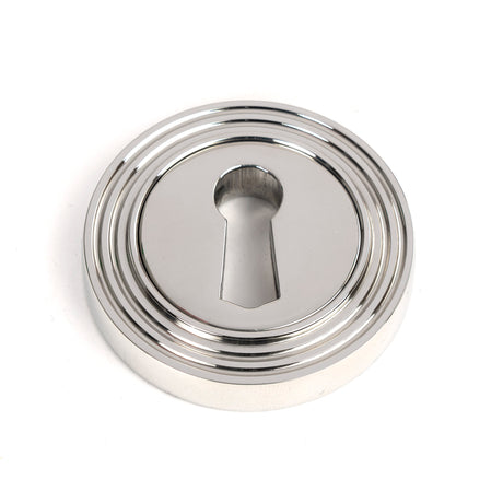 From The Anvil - Polished Marine SS (316) Round Escutcheon (Beehive) | Sku. 49870 | Trade Door Handles.